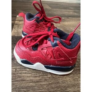 Air Jordan 4 Retro "Fiba" (BQ7670-617) Toddler Baby Boy Sneaker Shoe Size 4C